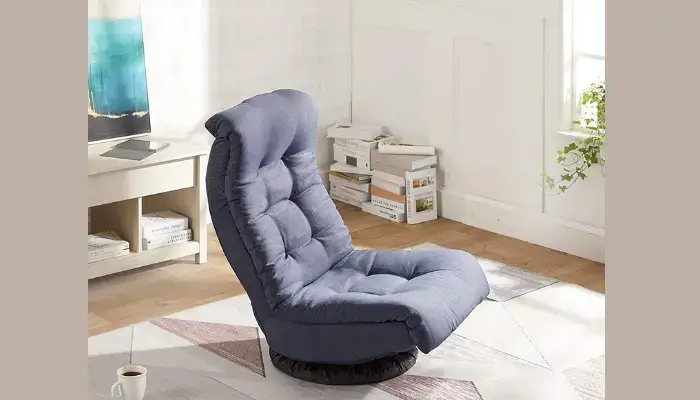 Denim Adjustable swivel chair / best swivel chairs