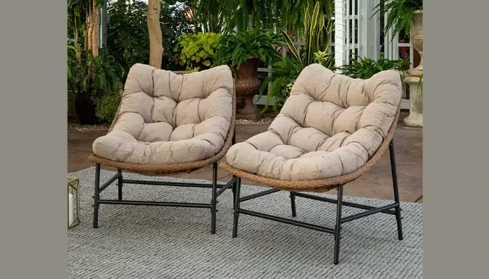 Estrella Modern Rattan Scoop Deck Chair Set / Best Deck Chairs