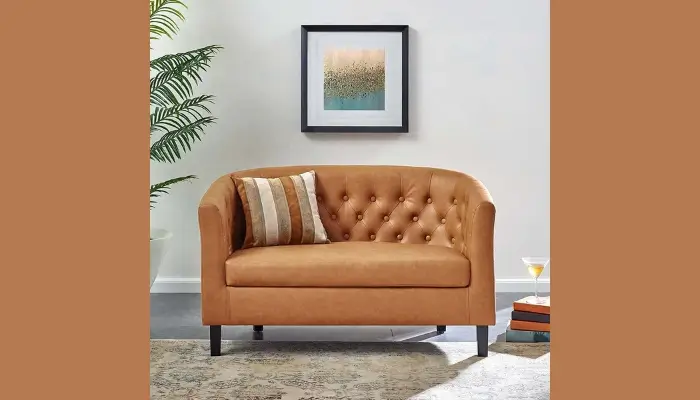 Prospect Upholstered Contemporary Modern Loveseat / Best-Upholstered Sofas