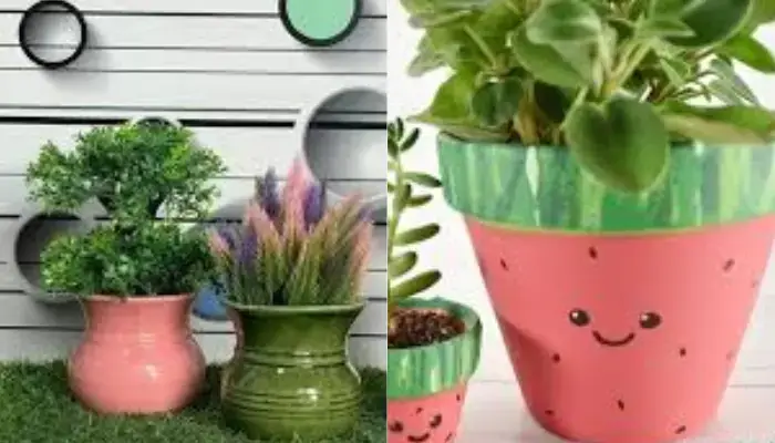 Pink and Green / Best Color Combinations for Flower Pots