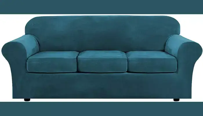 Luxury Thick Velvet Sofa Slipcover / Best Slipcover for an English Roll Arm Sofa