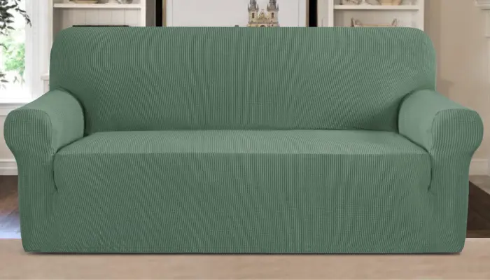 textured stretch sofa slipcover / Best Slipcover for an English Roll Arm Sofa