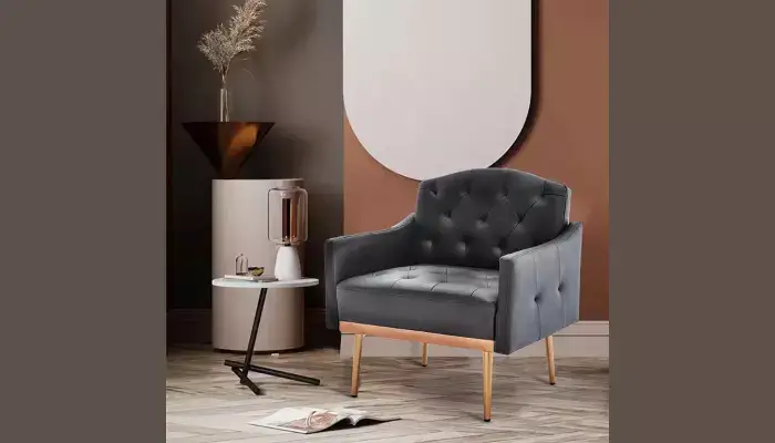 Faux Leather Accent Chair / Best Chesterfield Accent Chairs 