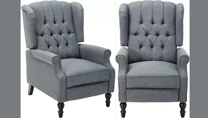 Walter Fabric Recliner accent chair / Best Wingback Accent Chairs