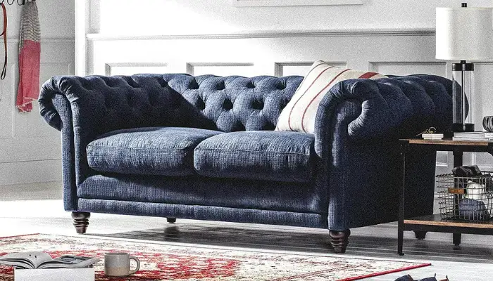 Chesterfield tufted Sofa / best sofas for heavy people