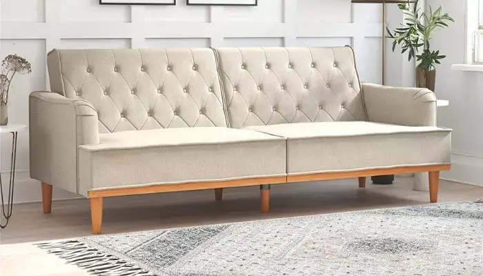 Vintage Convertible Sofa Bed / best sofas for heavy people