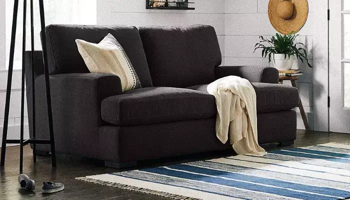 best overall couch: Oversized Loveseat Sofa / the best and most comfortable sofas