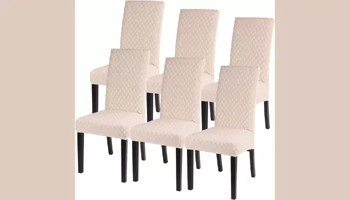 Textured Dining Chair Slipcovers / Best Dining Chair Slipcovers