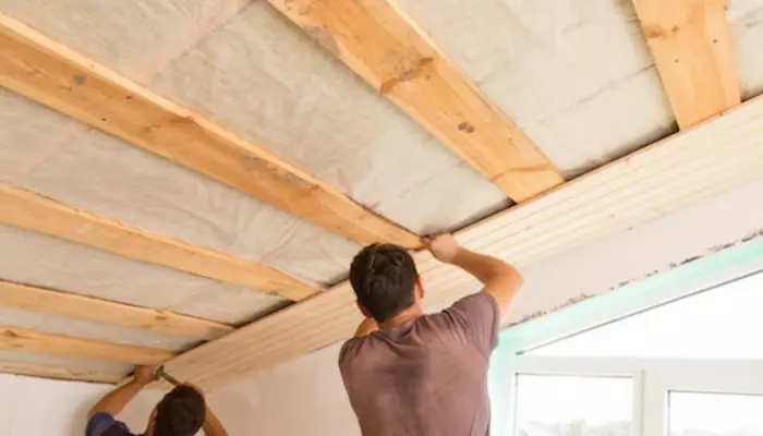 Install a Ceiling System/soundproof the concrete floor