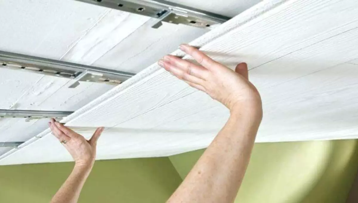 install acoustic ceiling tiles