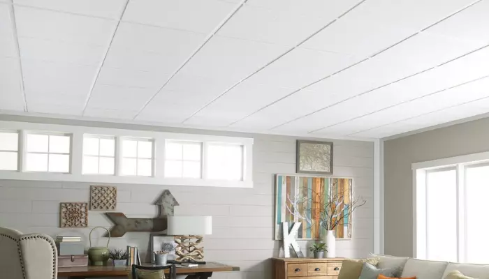 installing acoustic ceiling tiles