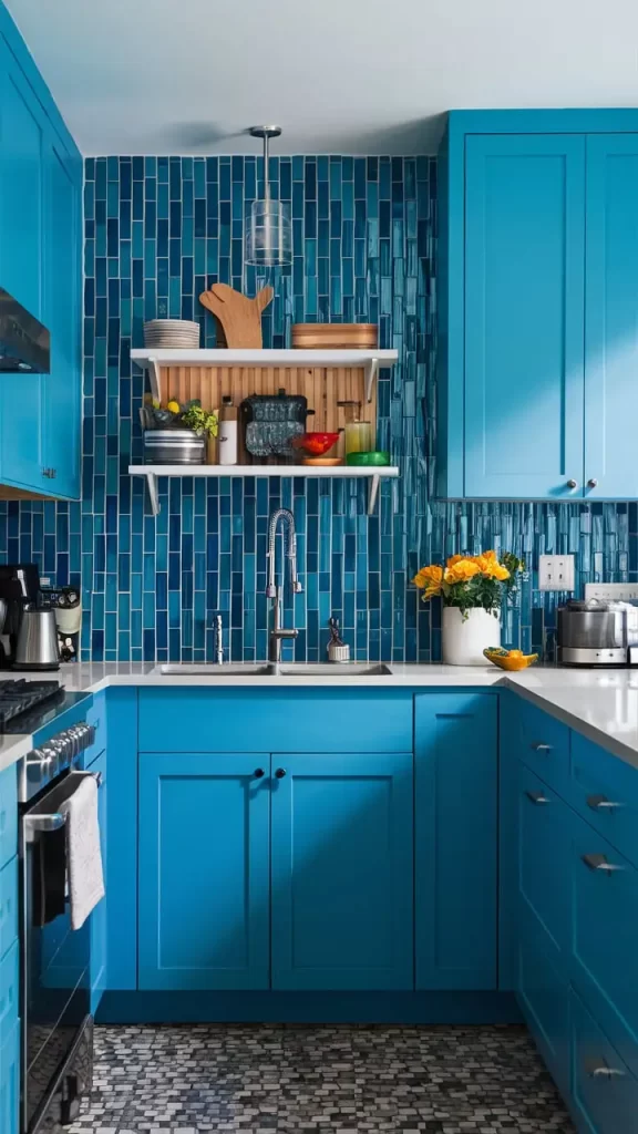 10 Beautiful Kitchen Design Ideas That Will Transform Your Space/Go Bold with a Colorful Backsplash