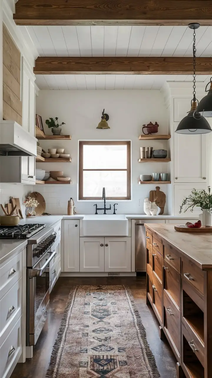 10 Beautiful Kitchen Design Ideas That Will Transform Your Space/Embrace the Modern Farmhouse Look