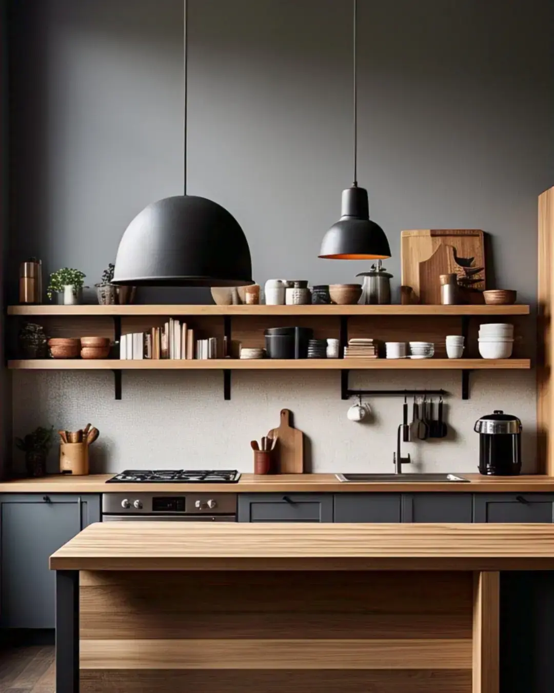 Straight Edge Countertops: A Minimalist’s Dream for Modern Kitchens 7 Wood surfaces like butcher block also benefit from a straight edge, giving a rustic yet modern blend.