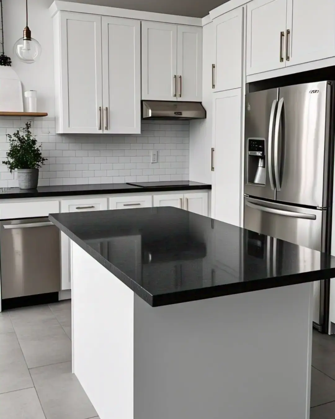 Straight Edge Countertops: A Minimalist’s Dream for Modern Kitchens 4 Granite looks stunning with a straight edge. Its natural veining stands out more when not interrupted by decorative edge details.