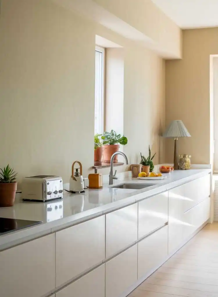 A straight edge, also known as a squared edge, is one of the most common countertop edge styles. It features clean, sharp lines that give your countertop a minimalist, modern look.