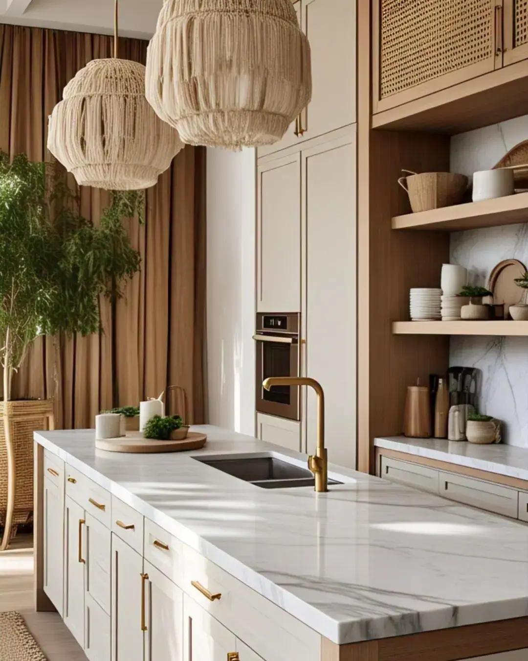 Straight Edge Countertops: A Minimalist’s Dream for Modern Kitchens 6 Marble countertops with a straight edge scream elegance. It's like putting a runway model in a tailored suit—chic and timeless.