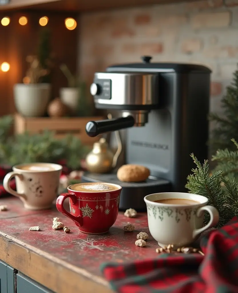 15 Budget-Friendly DIY Christmas Decorations for Your Kitchen (Incredible #11!) 75 15 Budget-Friendly DIY Christmas Decorations for Your Kitchen (Incredible #11!) - 12. Festive Coffee Station