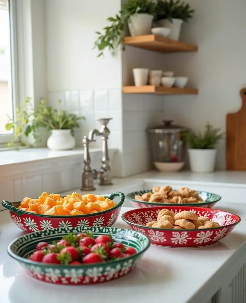 15 Budget-Friendly DIY Christmas Decorations for Your Kitchen (Incredible #11!) 89 15 Budget-Friendly DIY Christmas Decorations for Your Kitchen (Incredible #11!) - 14. Decorative Serving Trays