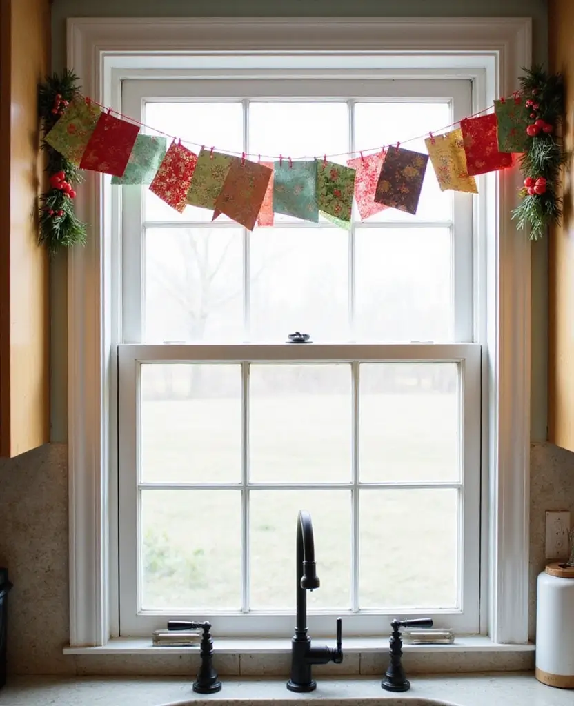 15 Budget-Friendly DIY Christmas Decorations for Your Kitchen (Incredible #11!) 37 15 Budget-Friendly DIY Christmas Decorations for Your Kitchen (Incredible #11!) - 6. Upcycled Christmas Card Garland