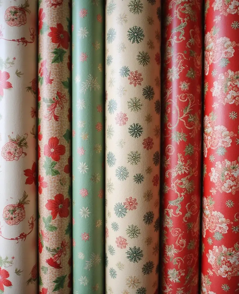 15 Nostalgic Vintage Christmas Decorations You'll Wish You Knew Sooner! 104 15 Nostalgic Vintage Christmas Decorations You'll Wish You Knew Sooner! - 15. Artistic Vintage Wrapping Paper