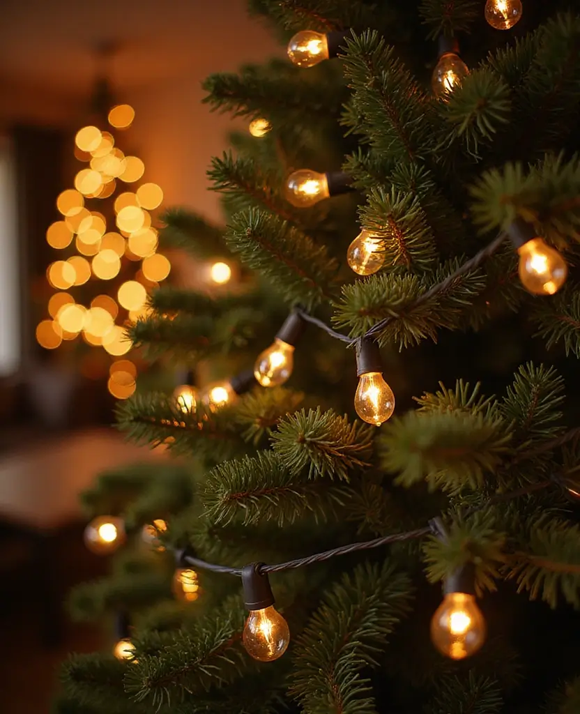 15 Nostalgic Vintage Christmas Decorations You'll Wish You Knew Sooner! 37 15 Nostalgic Vintage Christmas Decorations You'll Wish You Knew Sooner! - 6. Retro Christmas Lights