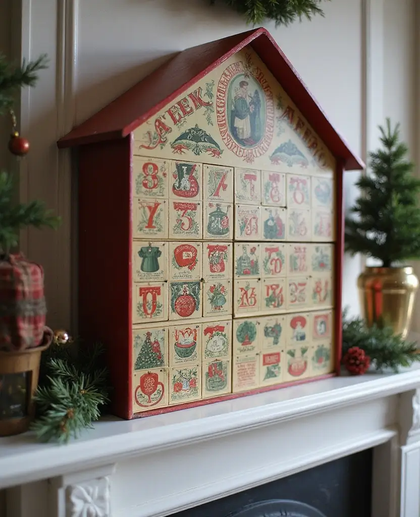 15 Nostalgic Vintage Christmas Decorations You'll Wish You Knew Sooner! 44 15 Nostalgic Vintage Christmas Decorations You'll Wish You Knew Sooner! - 7. Vintage Advent Calendars