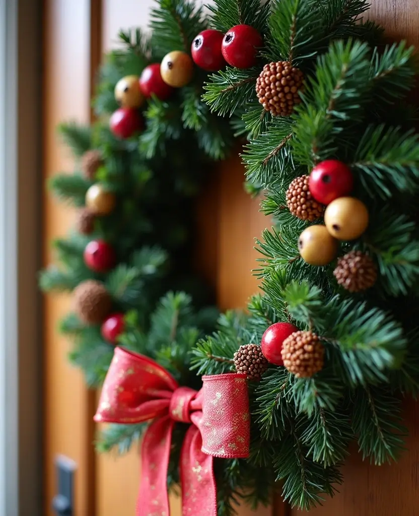 15 Quick & Easy Last-Minute Christmas Decor Ideas That Save the Day! 9 15 Quick & Easy Last-Minute Christmas Decor Ideas That Save the Day! - 2. DIY Holiday Wreaths with Natural Elements