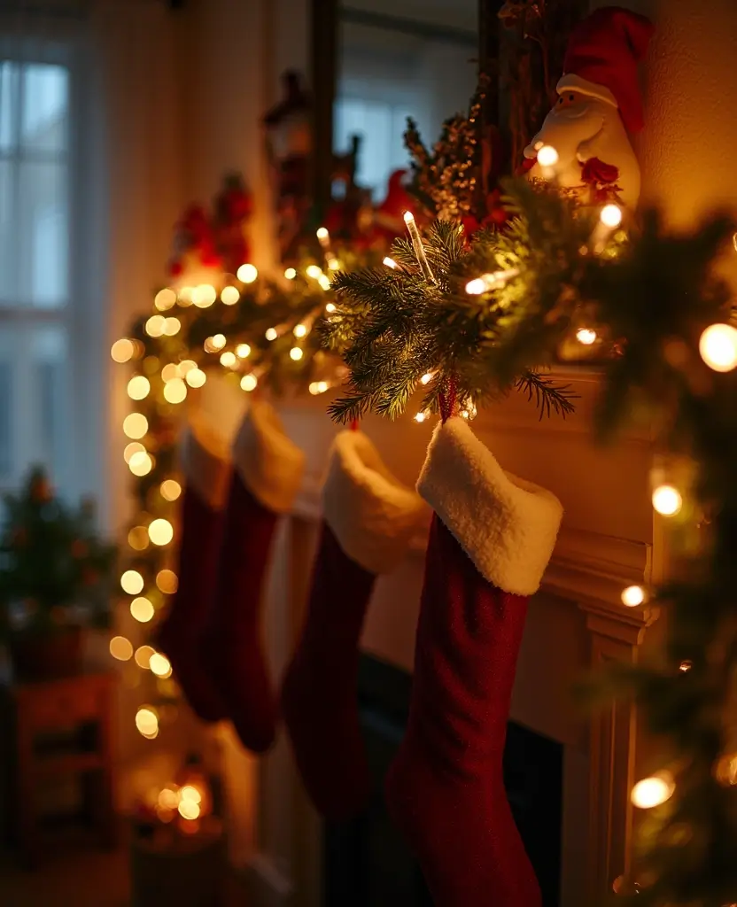 15 Quick & Easy Last-Minute Christmas Decor Ideas That Save the Day! 30 15 Quick & Easy Last-Minute Christmas Decor Ideas That Save the Day! - 5. Twinkling String Light Arrangements