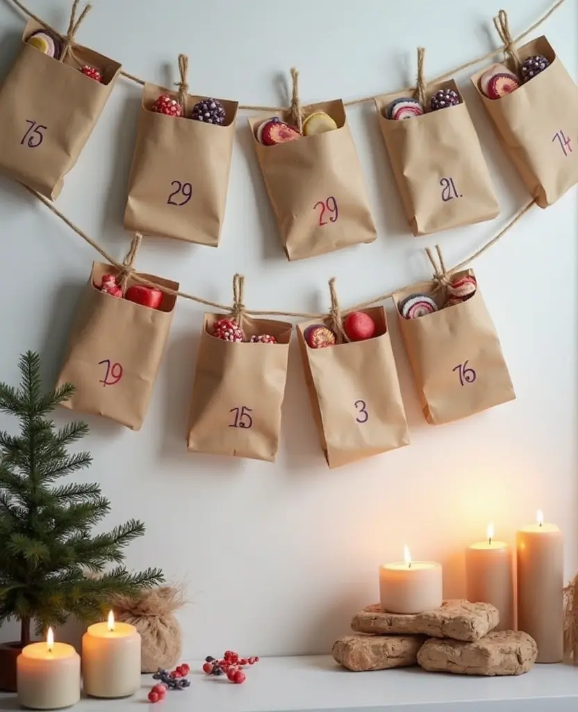 15 Quick & Easy Last-Minute Christmas Decor Ideas That Save the Day! 44 15 Quick & Easy Last-Minute Christmas Decor Ideas That Save the Day! - 7. Simple DIY Advent Calendar