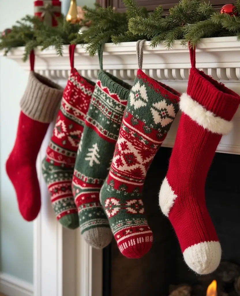 15 Quick & Easy Last-Minute Christmas Decor Ideas That Save the Day! 58 15 Quick & Easy Last-Minute Christmas Decor Ideas That Save the Day! - 9. Repurposed Sweater Christmas Stockings