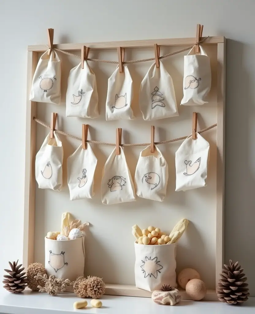 15 Scandinavian Christmas Decor Ideas That'll Transform Your Home into a Nordic Wonderland! 74 15 Scandinavian Christmas Decor Ideas That'll Transform Your Home into a Nordic Wonderland! - 11. Scandinavian-Inspired Advent Calendar