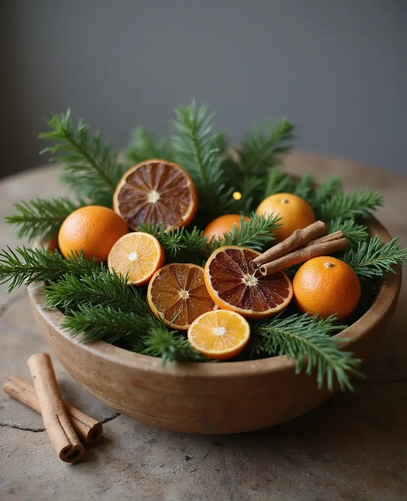 15 Scandinavian Christmas Decor Ideas That'll Transform Your Home into a Nordic Wonderland! 9 15 Scandinavian Christmas Decor Ideas That'll Transform Your Home into a Nordic Wonderland! - 2. Natural Elements Centerpiece