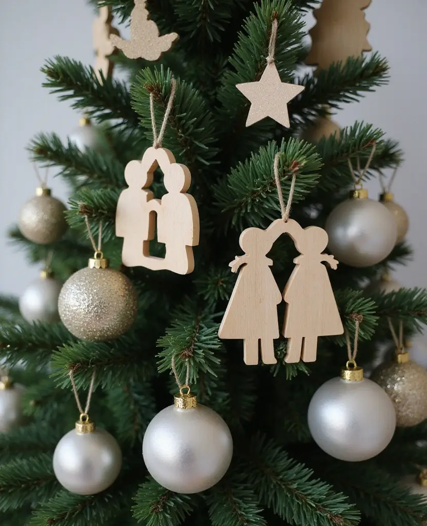 15 Scandinavian Christmas Decor Ideas That'll Transform Your Home into a Nordic Wonderland! 16 15 Scandinavian Christmas Decor Ideas That'll Transform Your Home into a Nordic Wonderland! - 3. Minimalist Ornament Displays