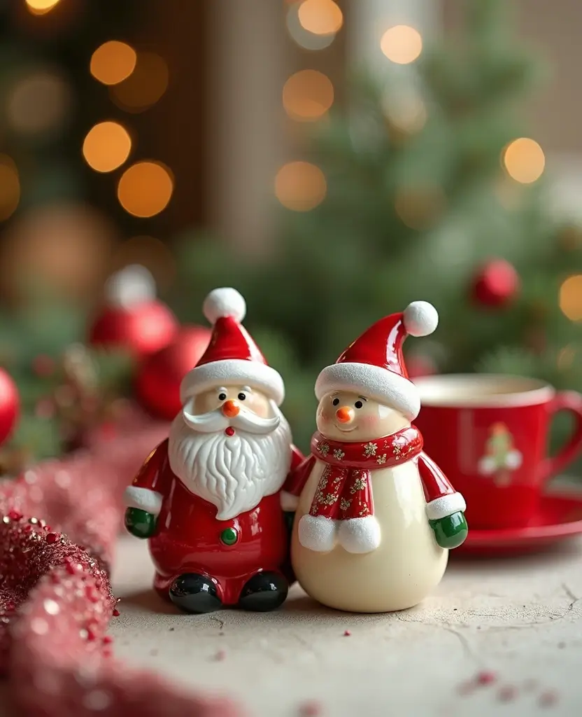 15 best Whimsical Christmas Kitchen Decor Ideas That'll Make You Believe in Holiday Magic! 58 15 Whimsical Christmas Kitchen Decor Ideas That'll Make You Believe in Holiday Magic! - 9. Playful Salt and Pepper Shakers