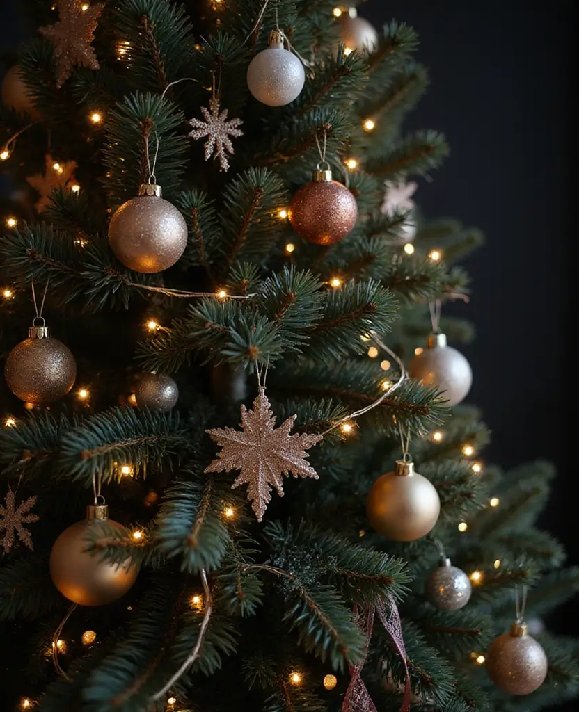 40+ Trendy dark Christmas Tree Designs That Will Wow Your Guests This Season! 128 40+ Trendy Black Christmas Tree Designs That Will Wow Your Guests This Season! - 19. Fairytale Fantasy