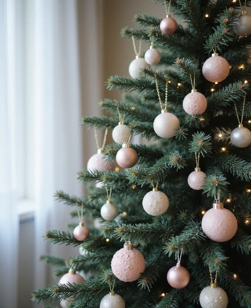 40+ Trendy dark Christmas Tree Designs That Will Wow Your Guests This Season! 240 40+ Trendy Black Christmas Tree Designs That Will Wow Your Guests This Season! - 35. Sweet Pastels