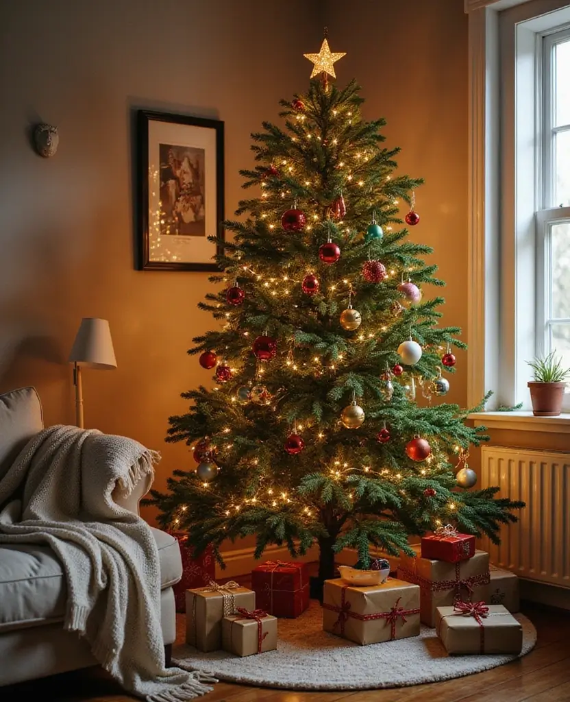 Transform Your Living Room: 15 Magical Christmas Decor Ideas You Can't Miss! 2 Transform Your Living Room: 15 Magical Christmas Decor Ideas You Can't Miss! - 1. Festive Tree Corner