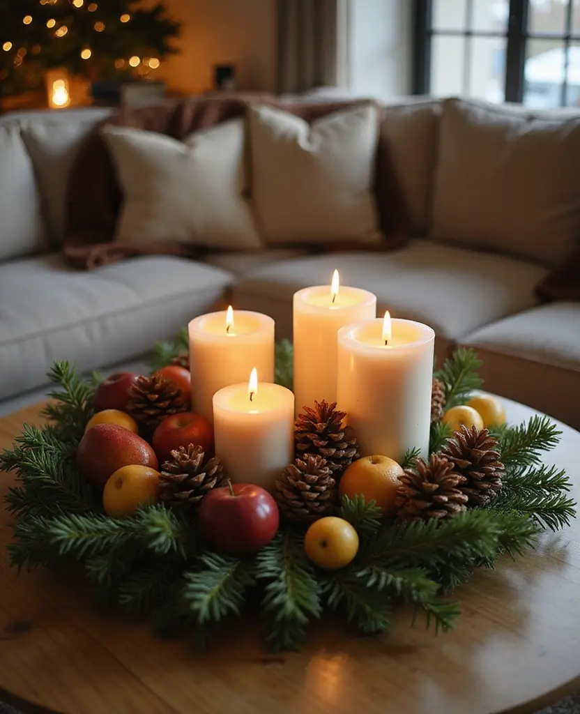Transform Your Living Room: 15 Magical Christmas Decor Ideas You Can't Miss! 23 Transform Your Living Room: 15 Magical Christmas Decor Ideas You Can't Miss! - 4. Tabletop Centerpieces