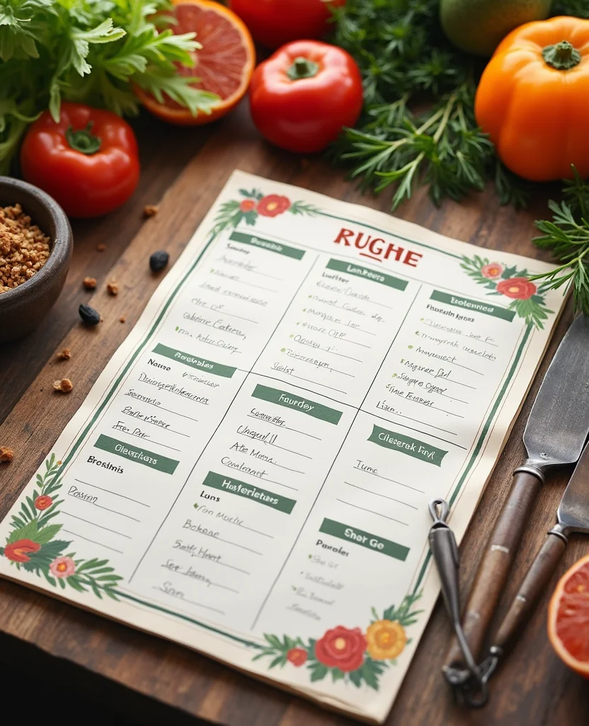 11 Essential Tips to Master Holiday Hosting Like a Pro (Your Guests Will Be Impressed!) - 1. Plan Your Menu Ahead of Time