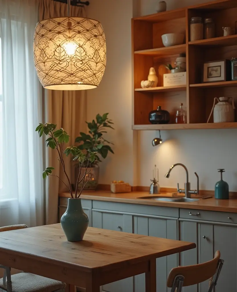 15 Budget-Friendly Kitchenette Lighting Ideas That Look Expensive (You Won't Believe #8!) 73 15 Budget-Friendly Kitchenette Lighting Ideas That Look Expensive (You Won't Believe #8!) - 15. Artistic Light Fixtures