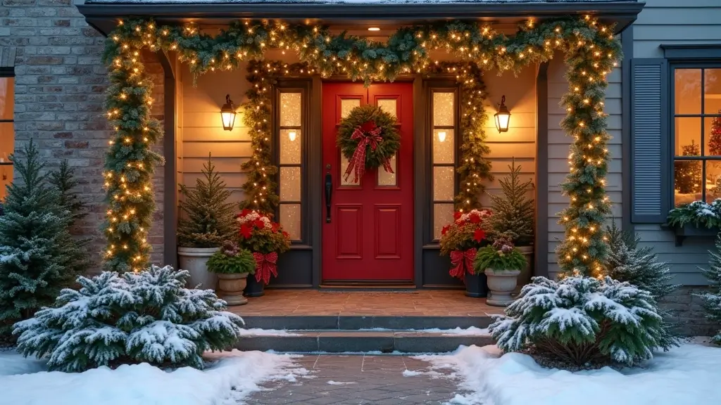 15 Eco-Friendly Front Porch Christmas Garland Ideas That Are Good for the Planet!