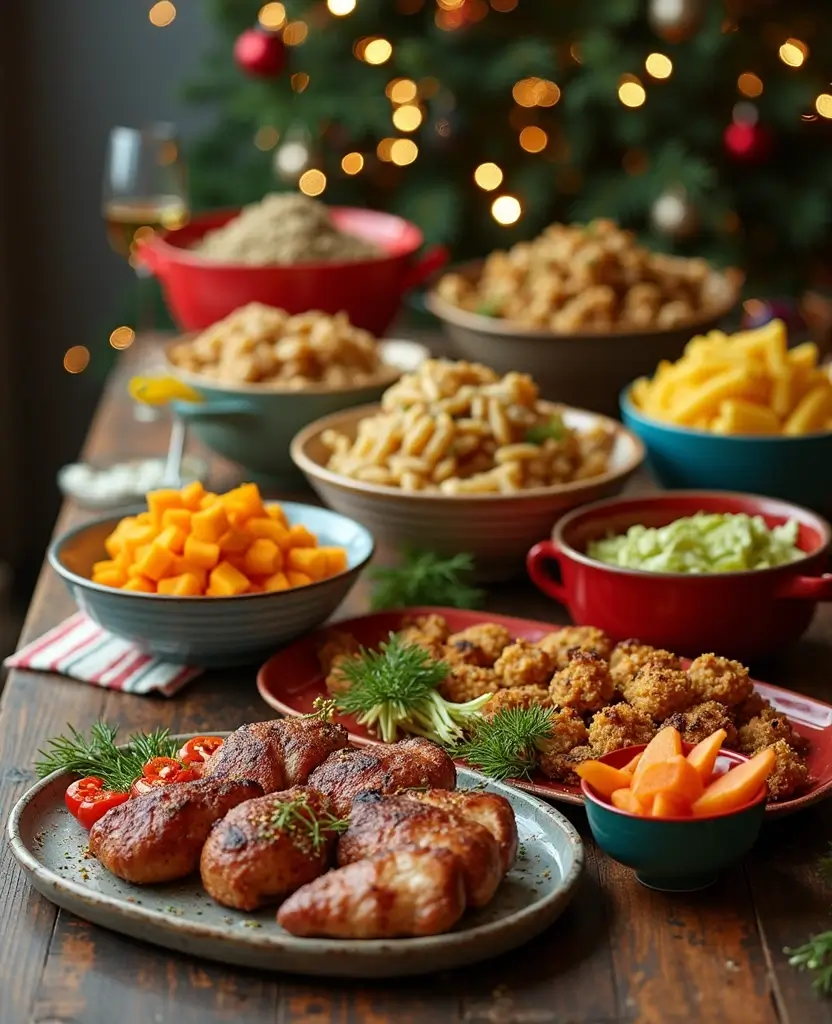 15 Festive Home Decor Ideas for New Year 2026 That Will Spark Joy! 90 15 Festive Home Decor Ideas for New Year 2026 That Will Spark Joy! - 13. Festive Serveware