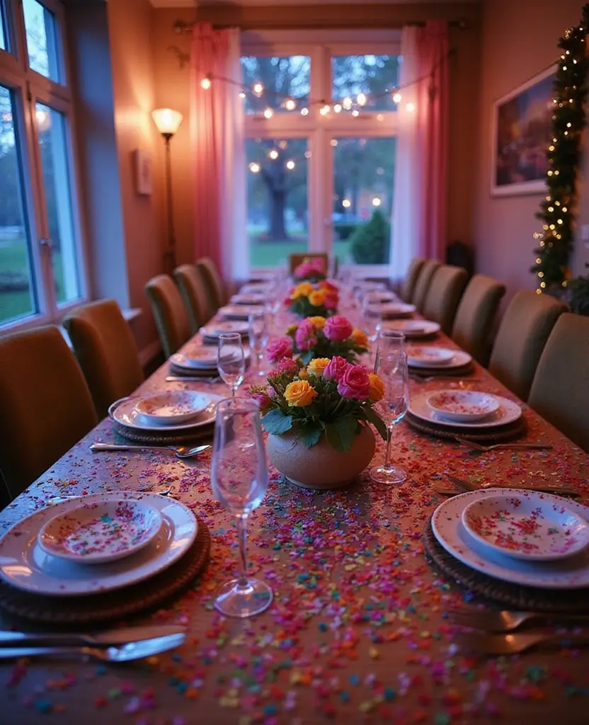 15 Festive Home Decor Ideas for New Year 2026 That Will Spark Joy! 97 15 Festive Home Decor Ideas for New Year 2026 That Will Spark Joy! - 14. Dazzling Confetti