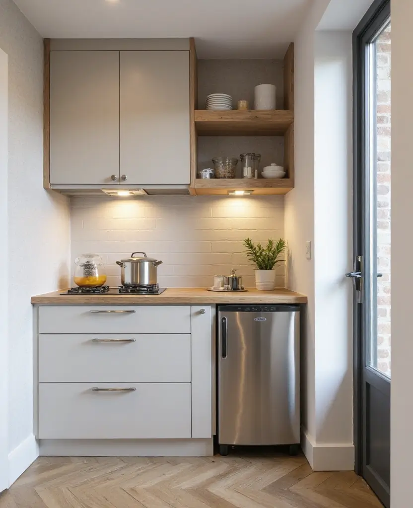 15 Space-Saving Kitchenette Designs for Apartments You’ll Wish You Knew Sooner! 93 15 Space-Saving Kitchenette Designs for Apartments You’ll Wish You Knew Sooner! - 14. Smart Use of Corners
