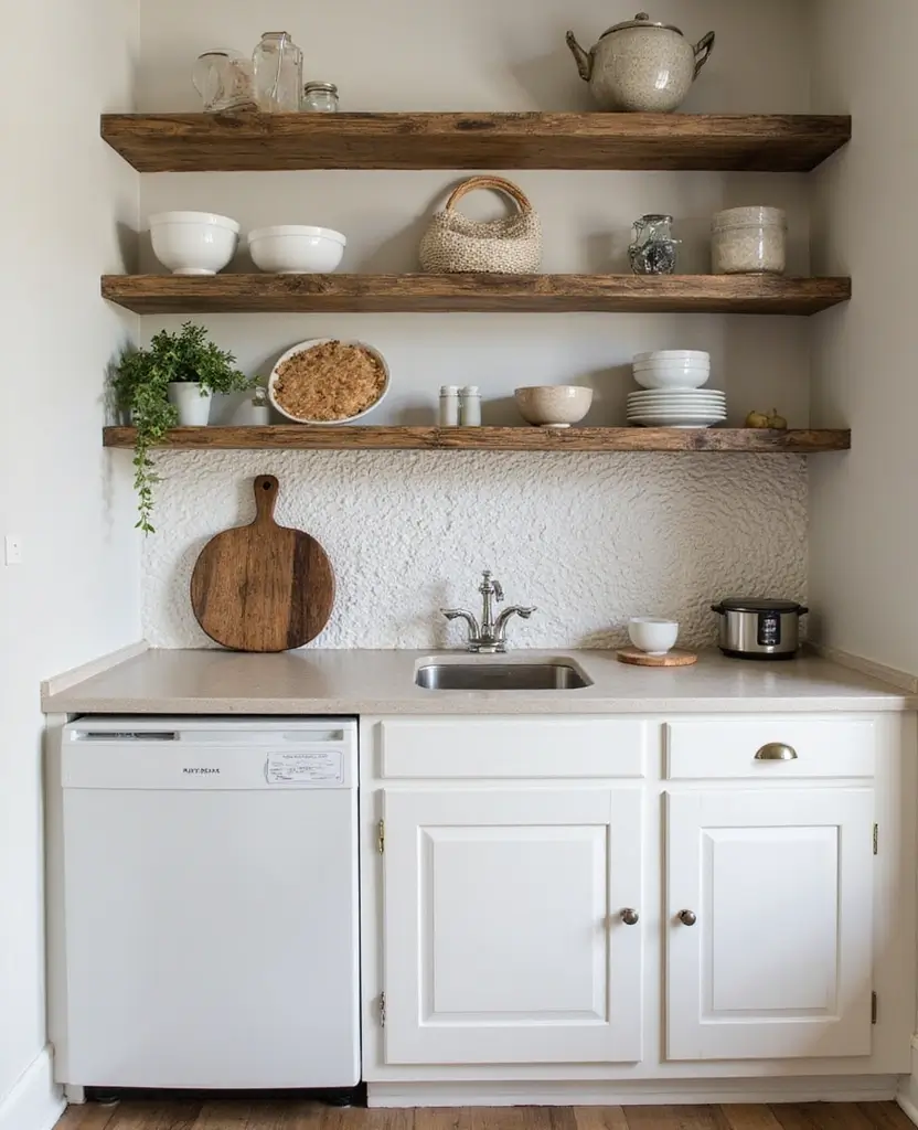 15 Space-Saving Kitchenette Designs for Apartments You’ll Wish You Knew Sooner! 100 15 Space-Saving Kitchenette Designs for Apartments You’ll Wish You Knew Sooner! - 15. Textured Elements