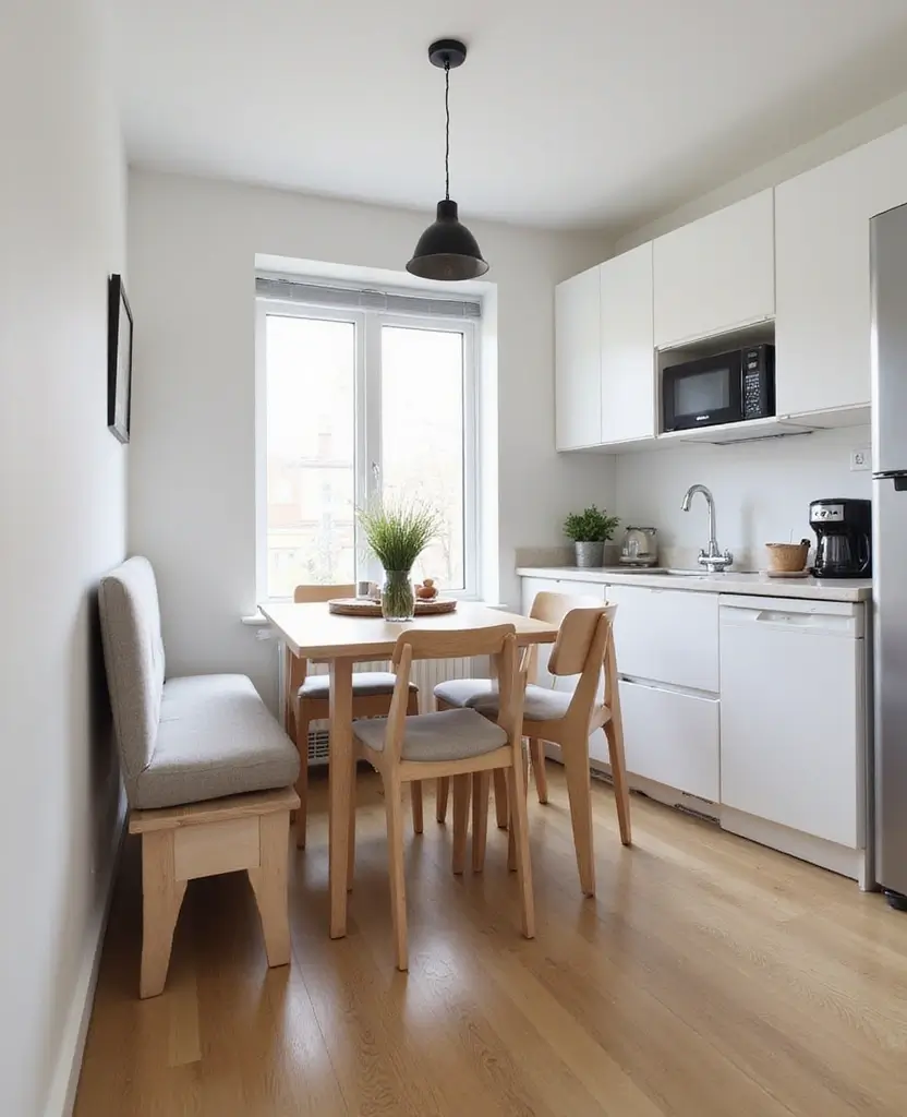 15 Space-Saving Kitchenette Designs for Apartments You’ll Wish You Knew Sooner! 9 15 Space-Saving Kitchenette Designs for Apartments You’ll Wish You Knew Sooner! - 2. Multi-Functional Furniture