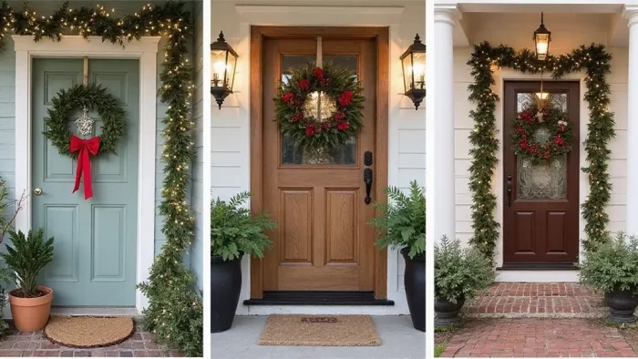 15 Stunning Christmas Entryway Decorations for Every Style!