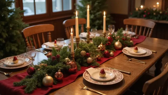 15 Traditional Christmas Dining Table Decorations That’ll Bring Back Holiday Memories!