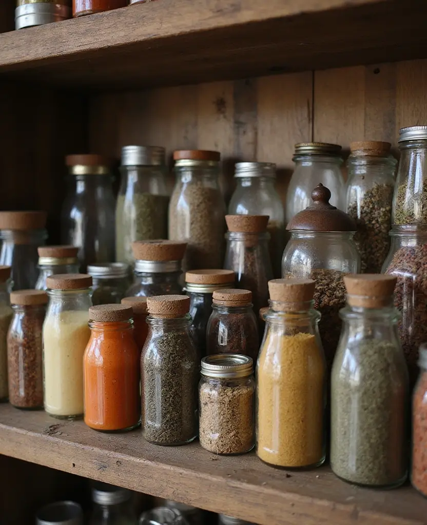 19 Adorable Vintage Kitchenette Christmas Decor Ideas Under $50 (You Won't Believe #3!) - 16. Retro Spice Containers